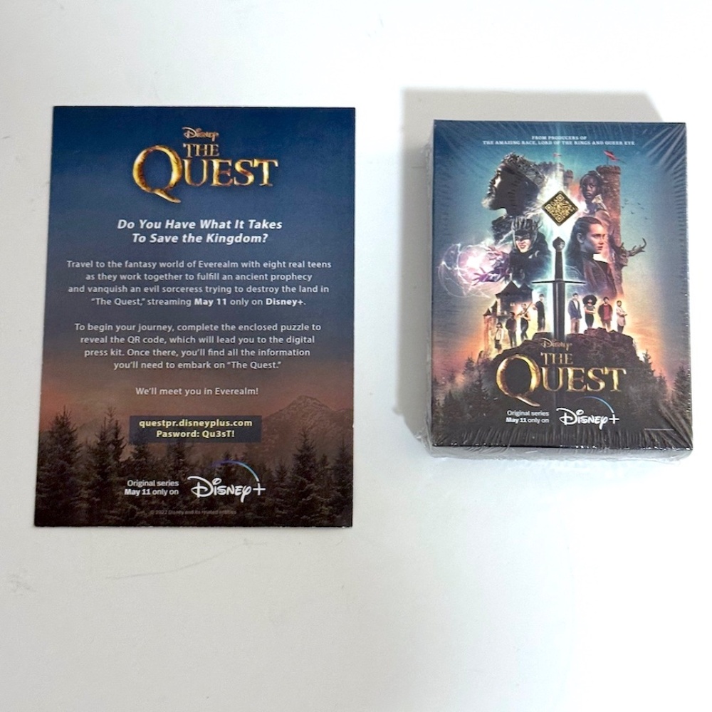 Disney The Quest Small Jigsaw 9-piece promotional puzzle w/promo card